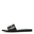 GIVENCHY LOGO 4G FLAT SANDAL BLACK