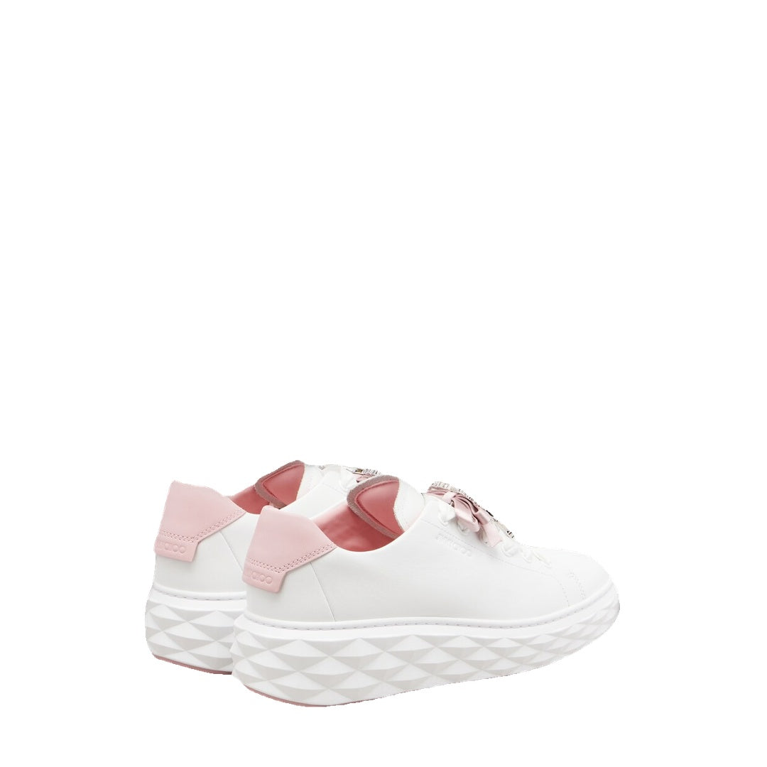 JIMMY CHOO DIAMOND LIGHT MAXI SNEAKERS PINK