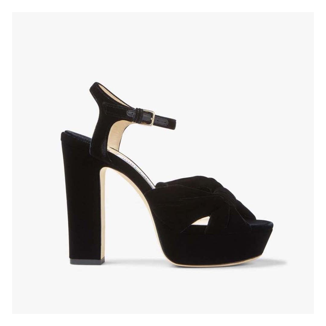 JIMMY CHOO KOVE PLATFORM SANDALS NATURAL