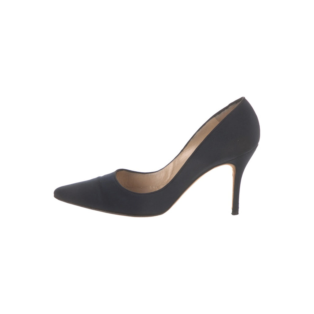 MANOLO BLAHNIK BB POINTED-TOE PUMPS BLUE