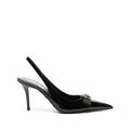 VERSACE 85MM V2025 SLINGBACK PUMPS BLACK