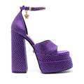 VERSACE MEDUSA ESPADRILLE PLATFORM SANDALS NATURAL