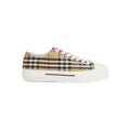 BURBERRY VINTAGE CHECK CANVAS SNEAKERS BEIGE