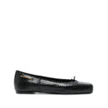 ALEXANDER WANG MESH BALLERINA STUDDED FLAT NUDE