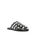 ALEXANDER WANG REXA CAGE SLIDE BLACK