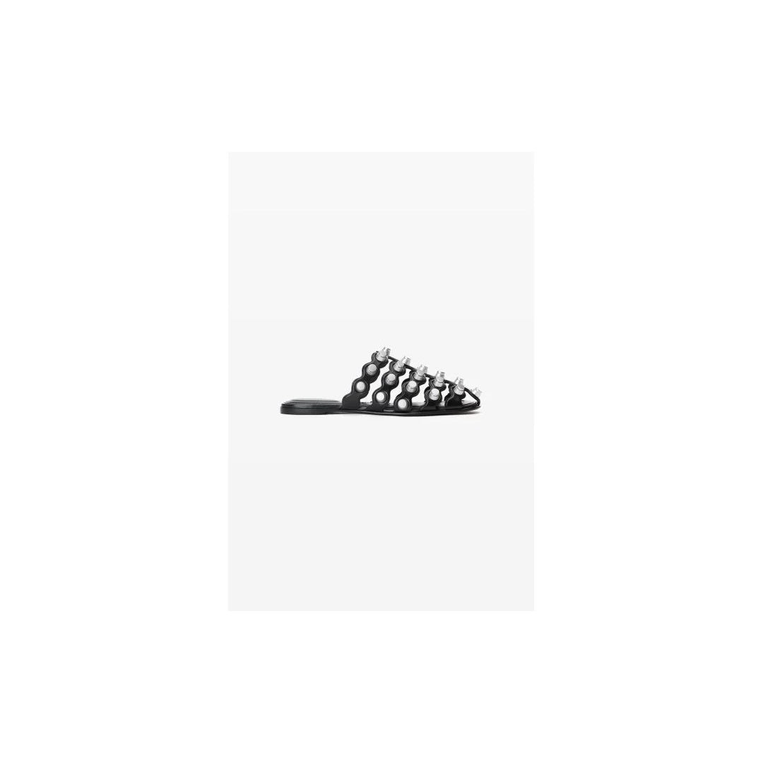 ALEXANDER WANG REXA CAGE SLIDE BLACK