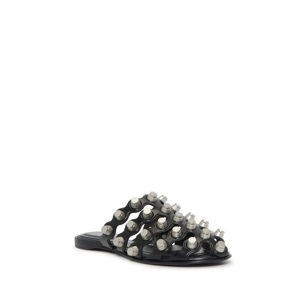 ALEXANDER WANG REXA CAGE SLIDE BLACK