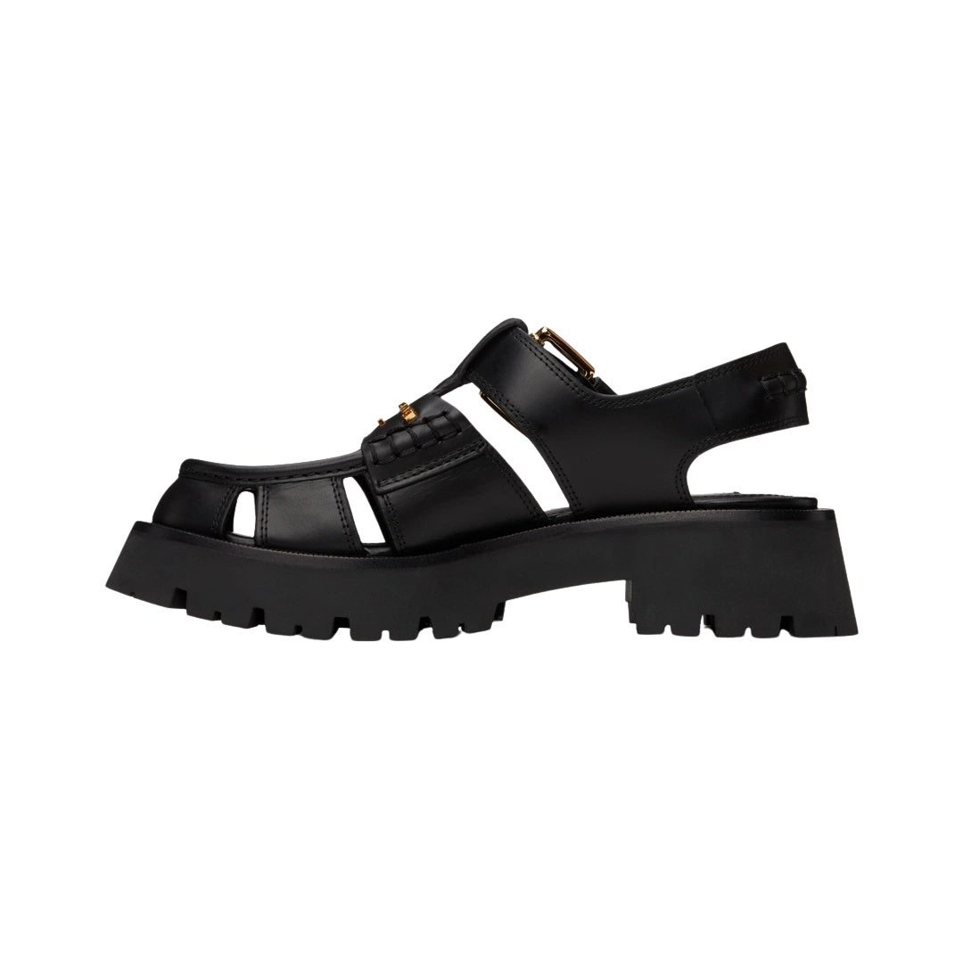 ALEXANDER WANG CARTER CAGE SANDAL BLACK