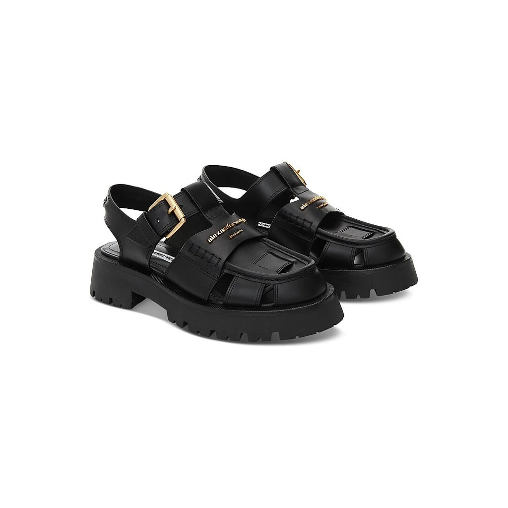 ALEXANDER WANG CARTER CAGE SANDAL BLACK