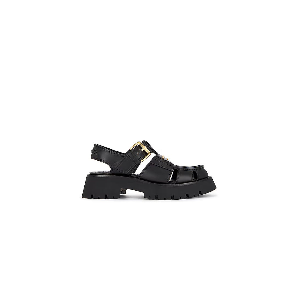 ALEXANDER WANG CARTER CAGE SANDAL BLACK
