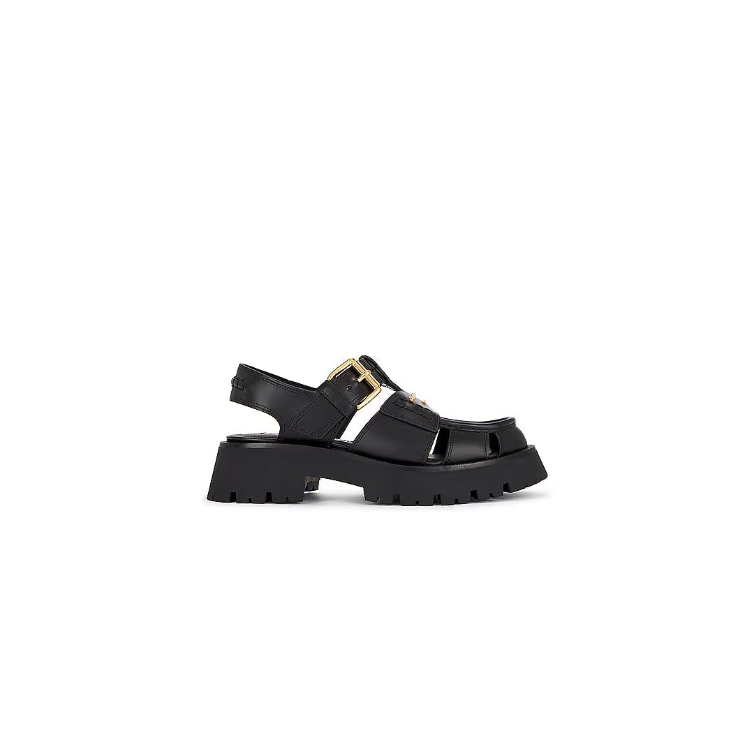 ALEXANDER WANG CARTER CAGE SANDAL BLACK