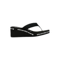 ALEXANDER WANG WEDGE FLIP FLOP SANDAL BLACK