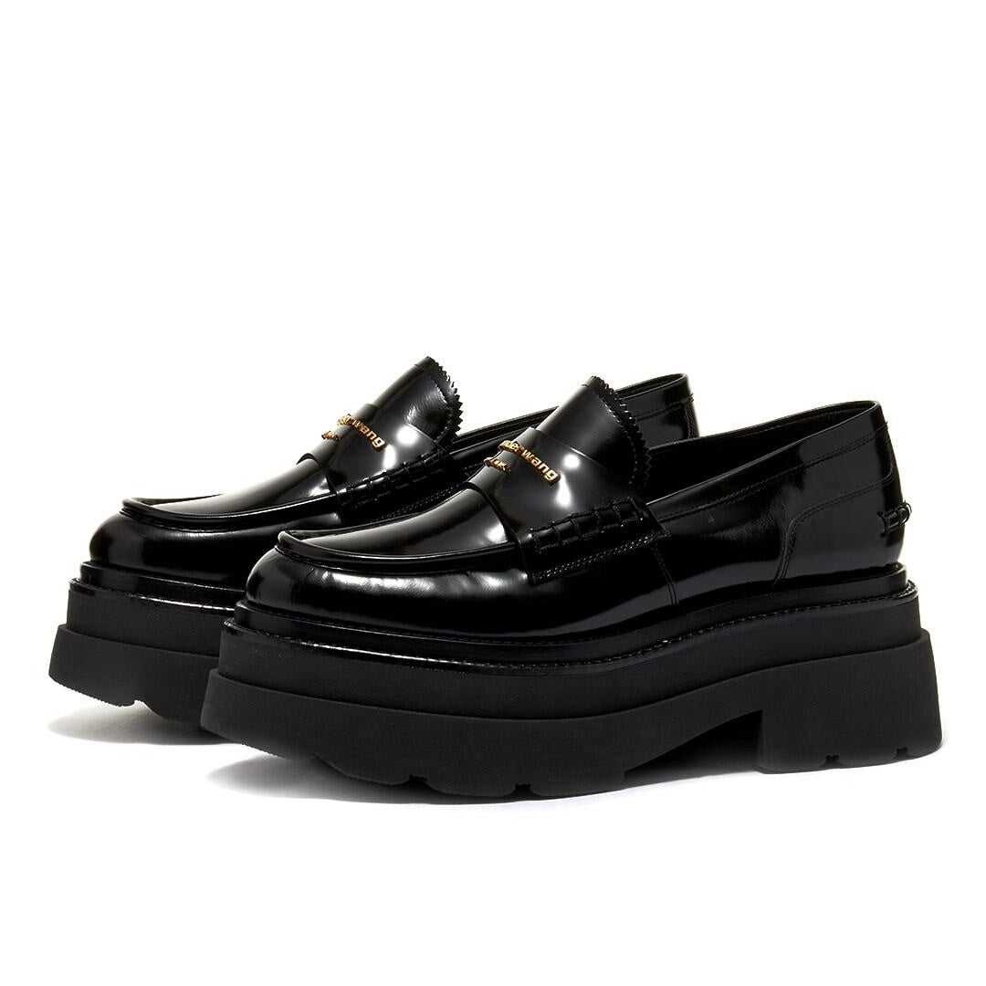 ALEXANDER WANG CARTER PLATFORM LOAFER BLACK