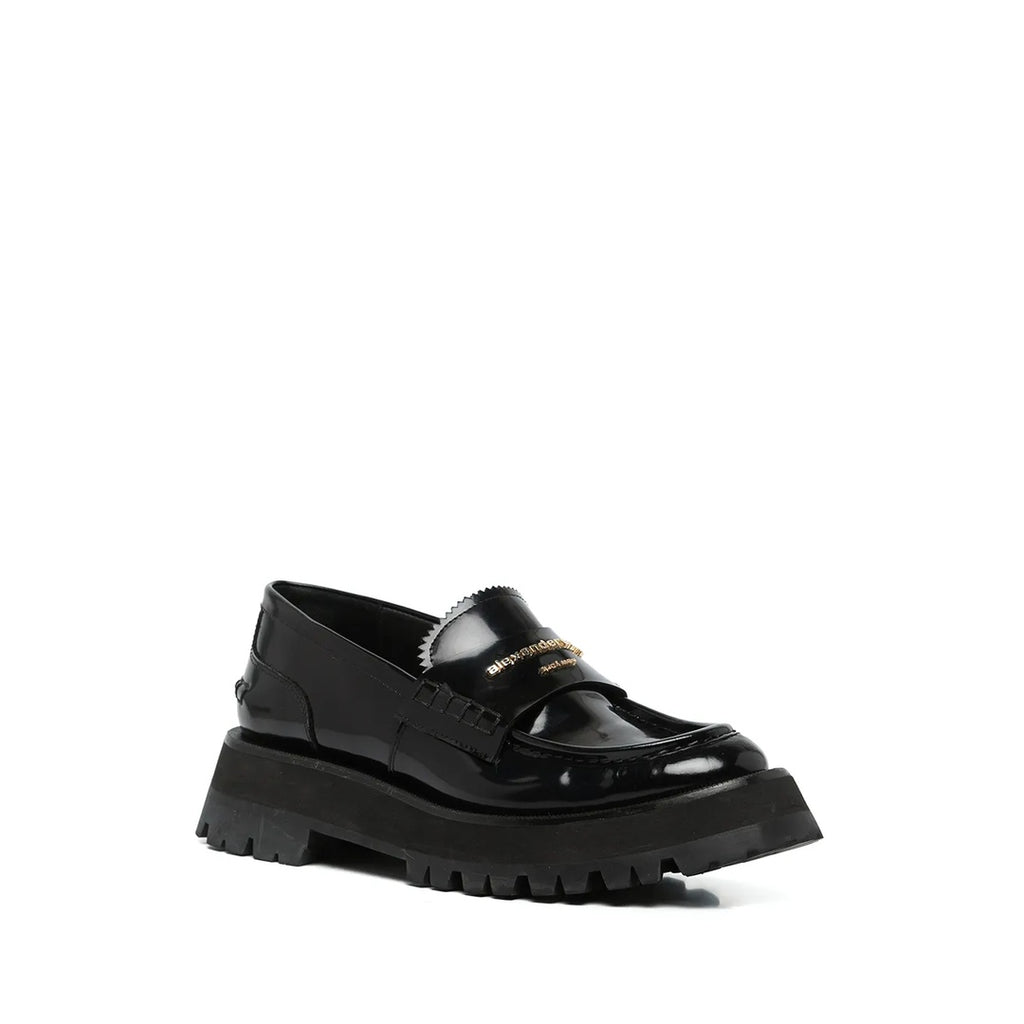 ALEXANDER WANG CARTER LUG SOLE LOAFER BLACK