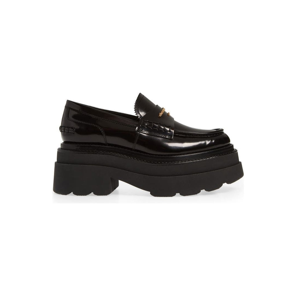 ALEXANDER WANG CARTER LUG SOLE LOAFER BLACK