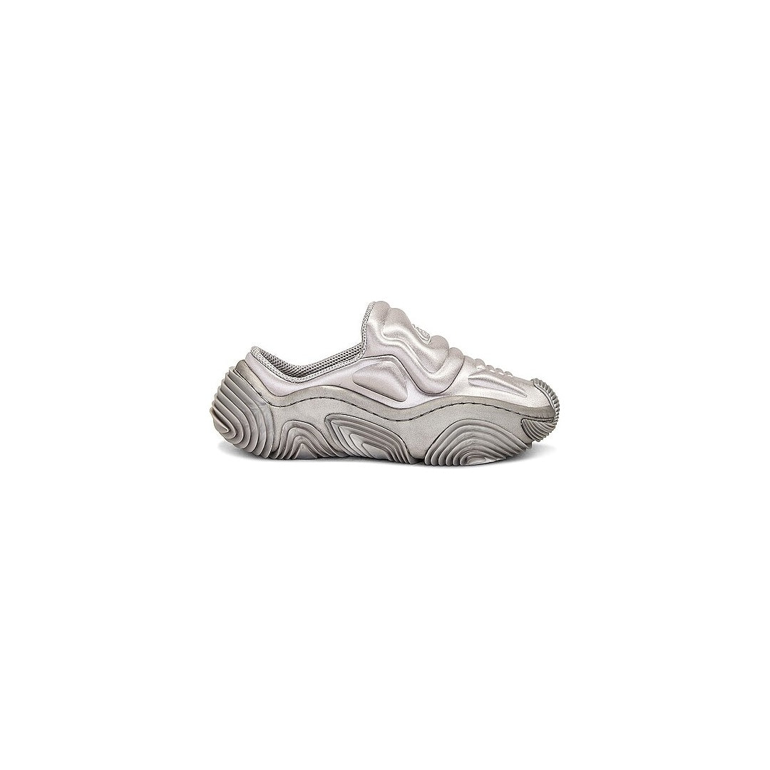ALEXANDER WANG VORTEX METALLIC LOW-TOP SNEAKER GRAY