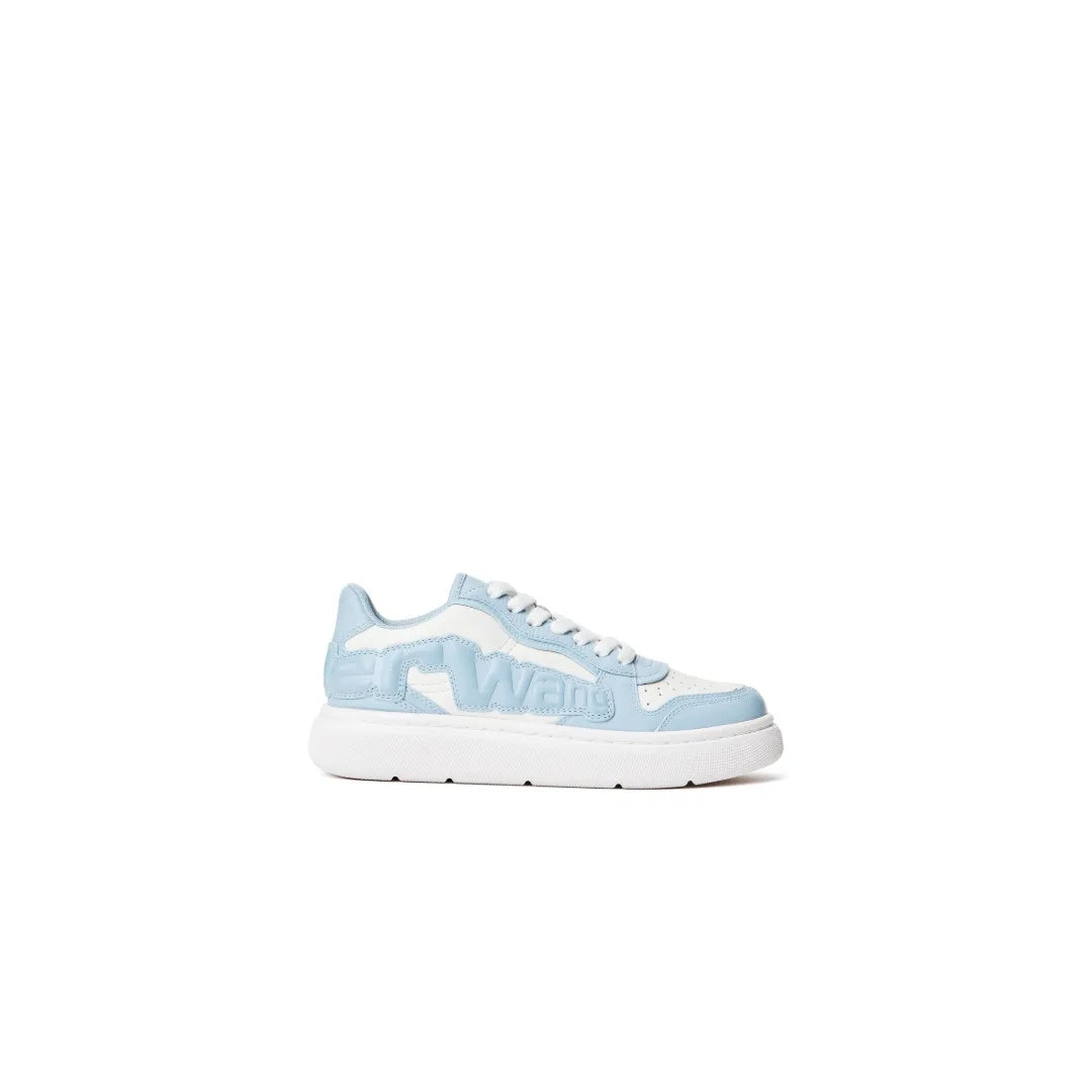ALEXANDER WANG LOGO EMBOSSED PUFF CHUNKY SNEAKER BLUE