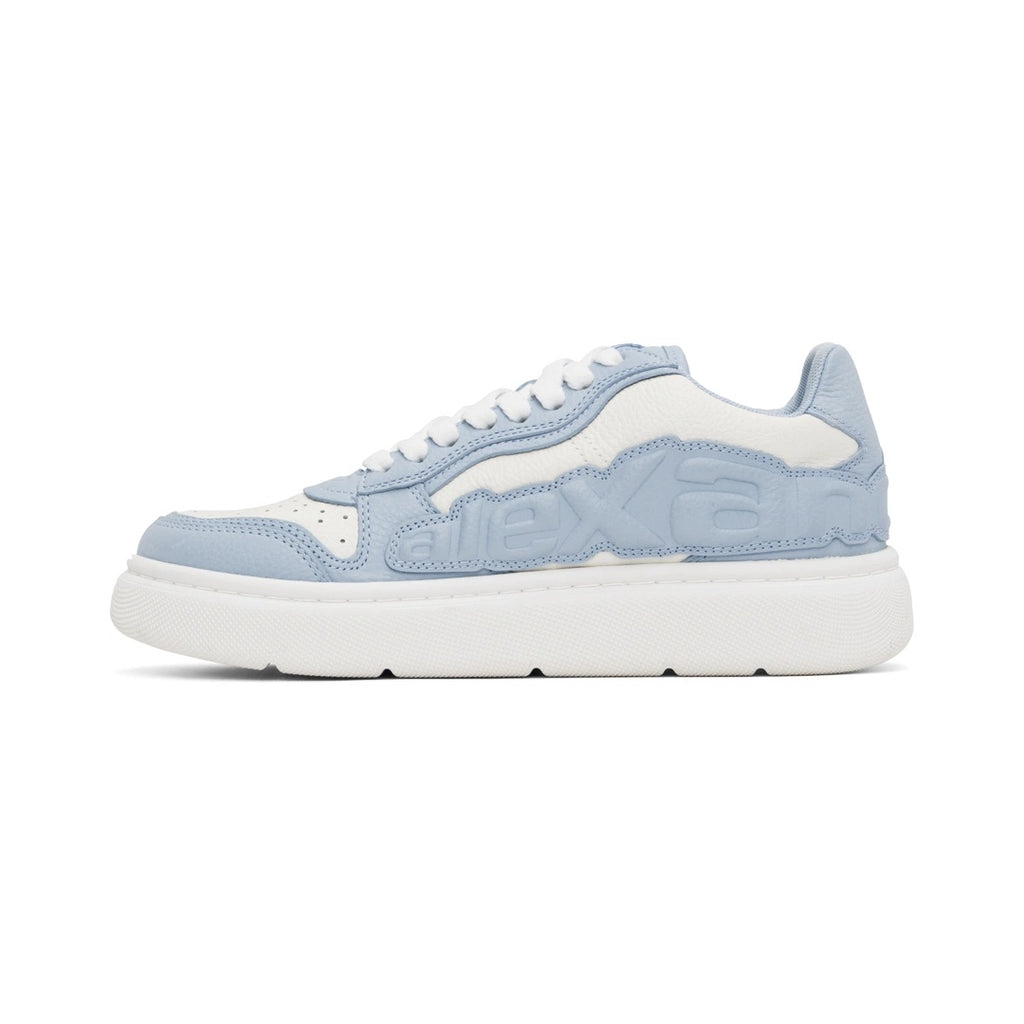 ALEXANDER WANG LOGO EMBOSSED PUFF CHUNKY SNEAKER BLUE