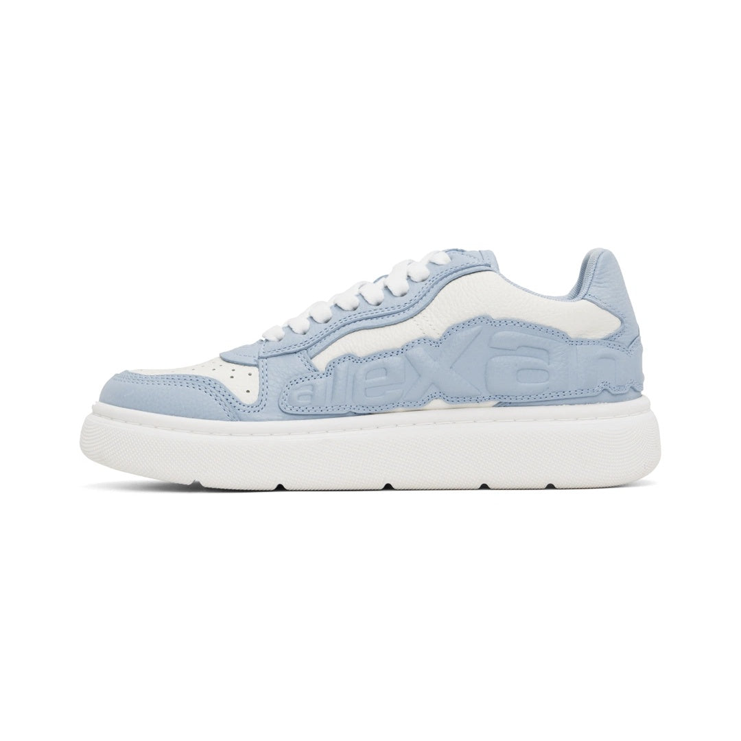 ALEXANDER WANG LOGO EMBOSSED PUFF CHUNKY SNEAKER BLUE