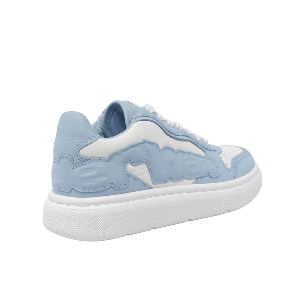 ALEXANDER WANG LOGO EMBOSSED PUFF CHUNKY SNEAKER BLUE