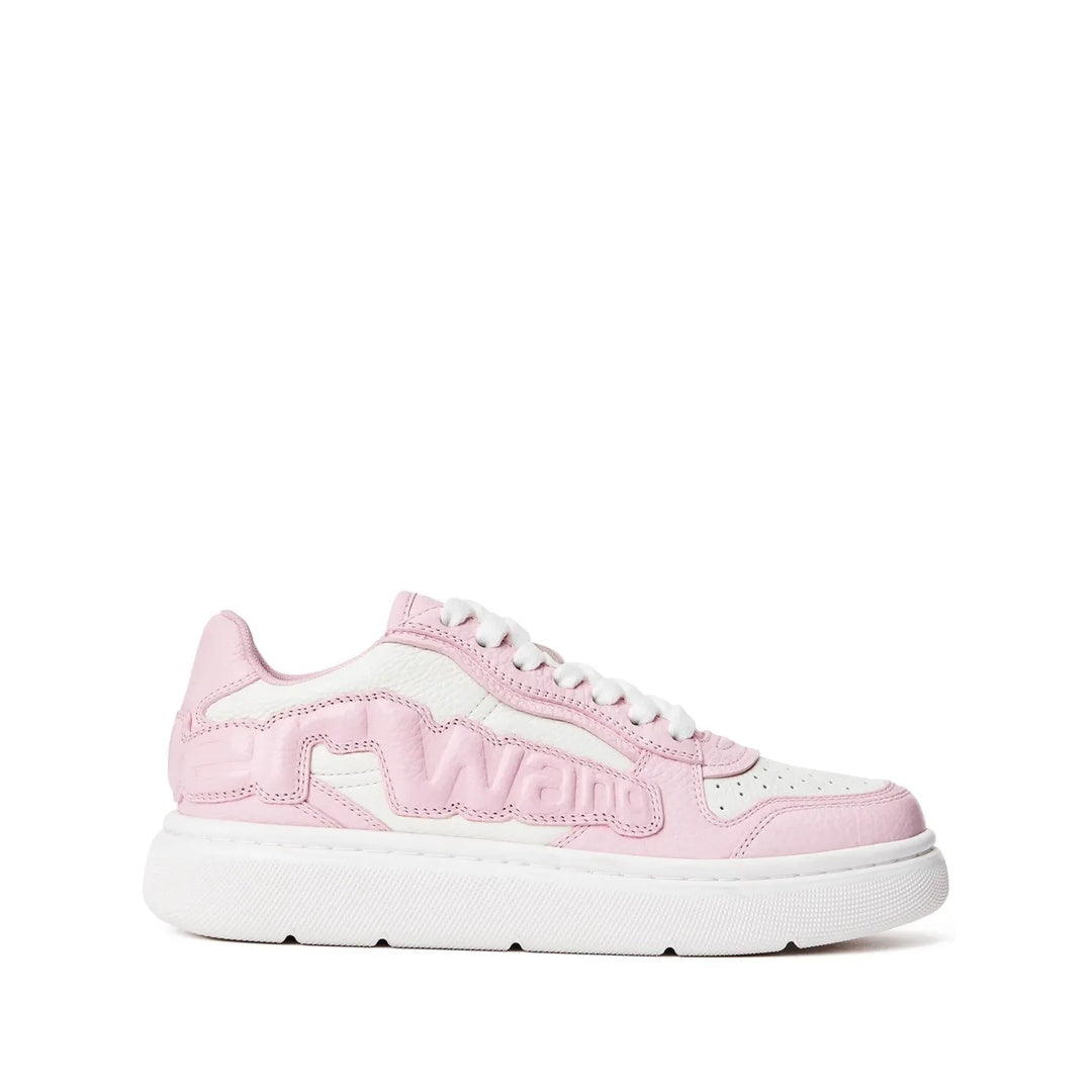 ALEXANDER WANG LOGO EMBOSSED PUFF CHUNKY SNEAKER PINK