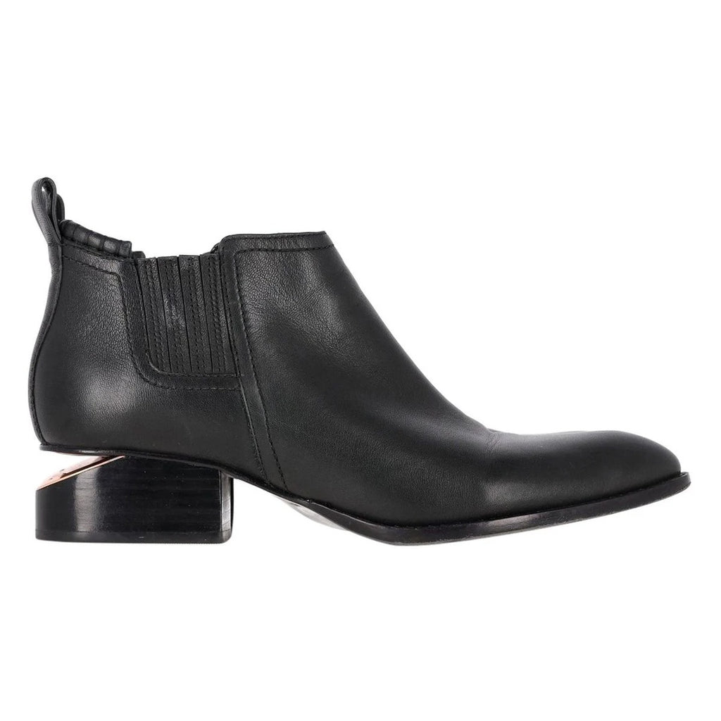 ALEXANDER WANG KORI CUTOUT ANKLE BOOT BLACK