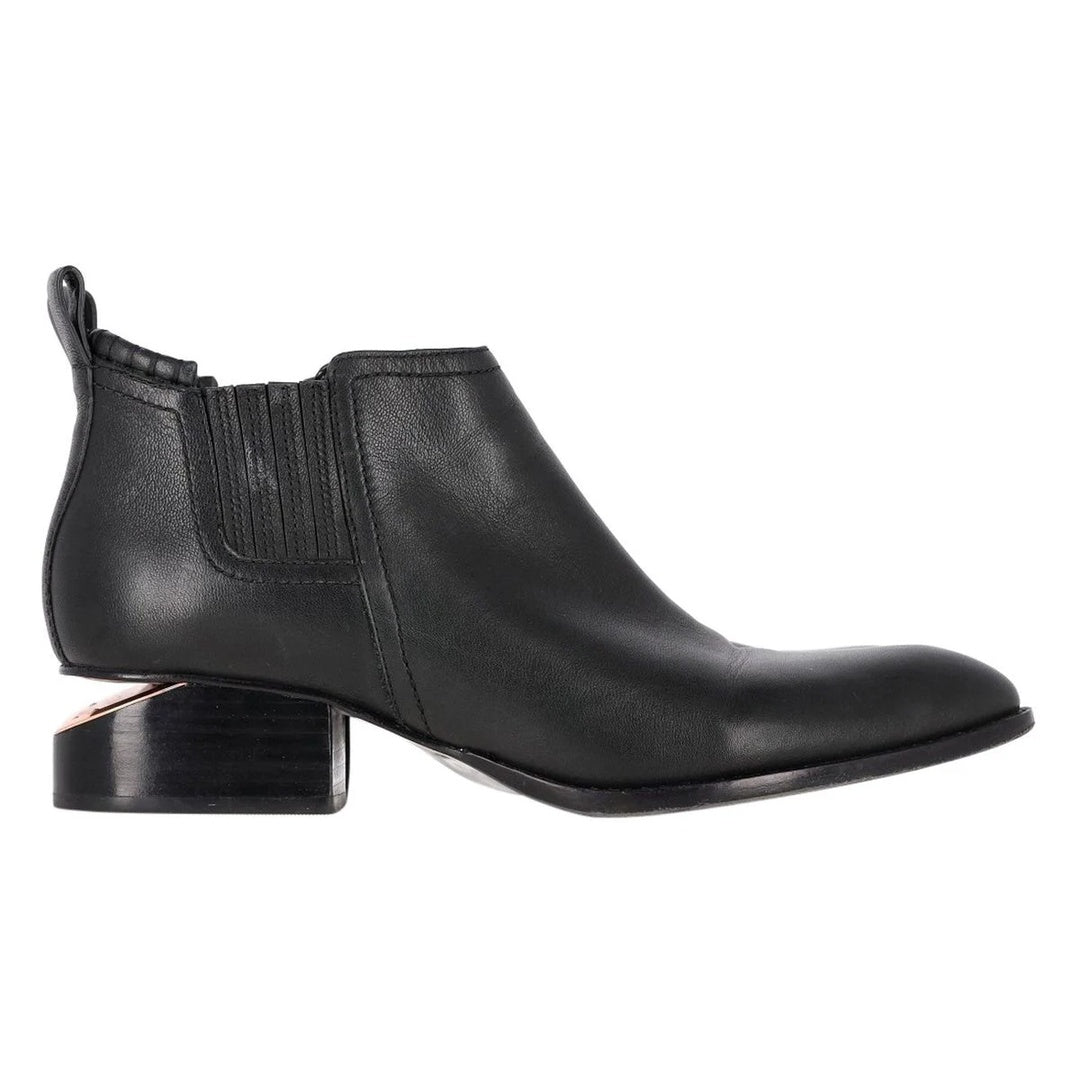 ALEXANDER WANG KORI CUTOUT ANKLE BOOT BLACK