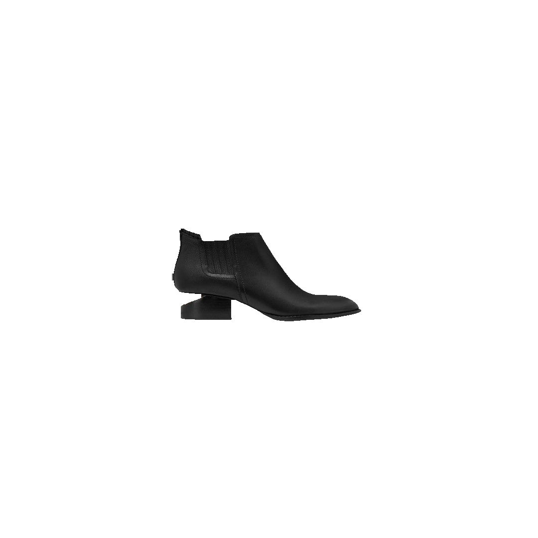 ALEXANDER WANG KORI CUTOUT ANKLE BOOT BLACK