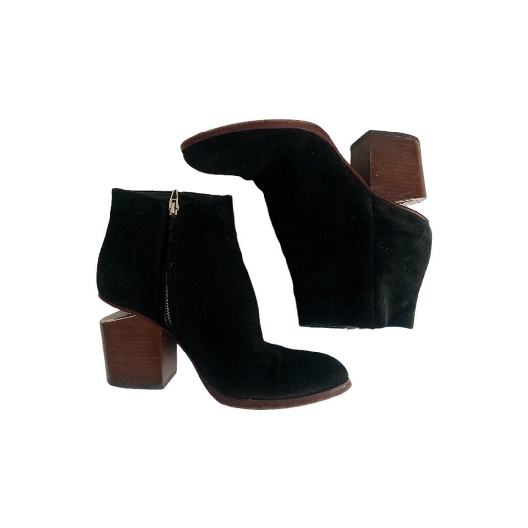 ALEXANDER WANG GABI SUEDE ANKLE BOOT BLACK