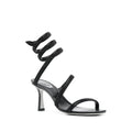 RENÉ CAOVILLA CLEO RHINESTONE-EMBELLISHED SANDAL BLACK