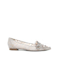 RENÉ CAOVILLA CINDERELLA SLINGBACK FLAT NUDE