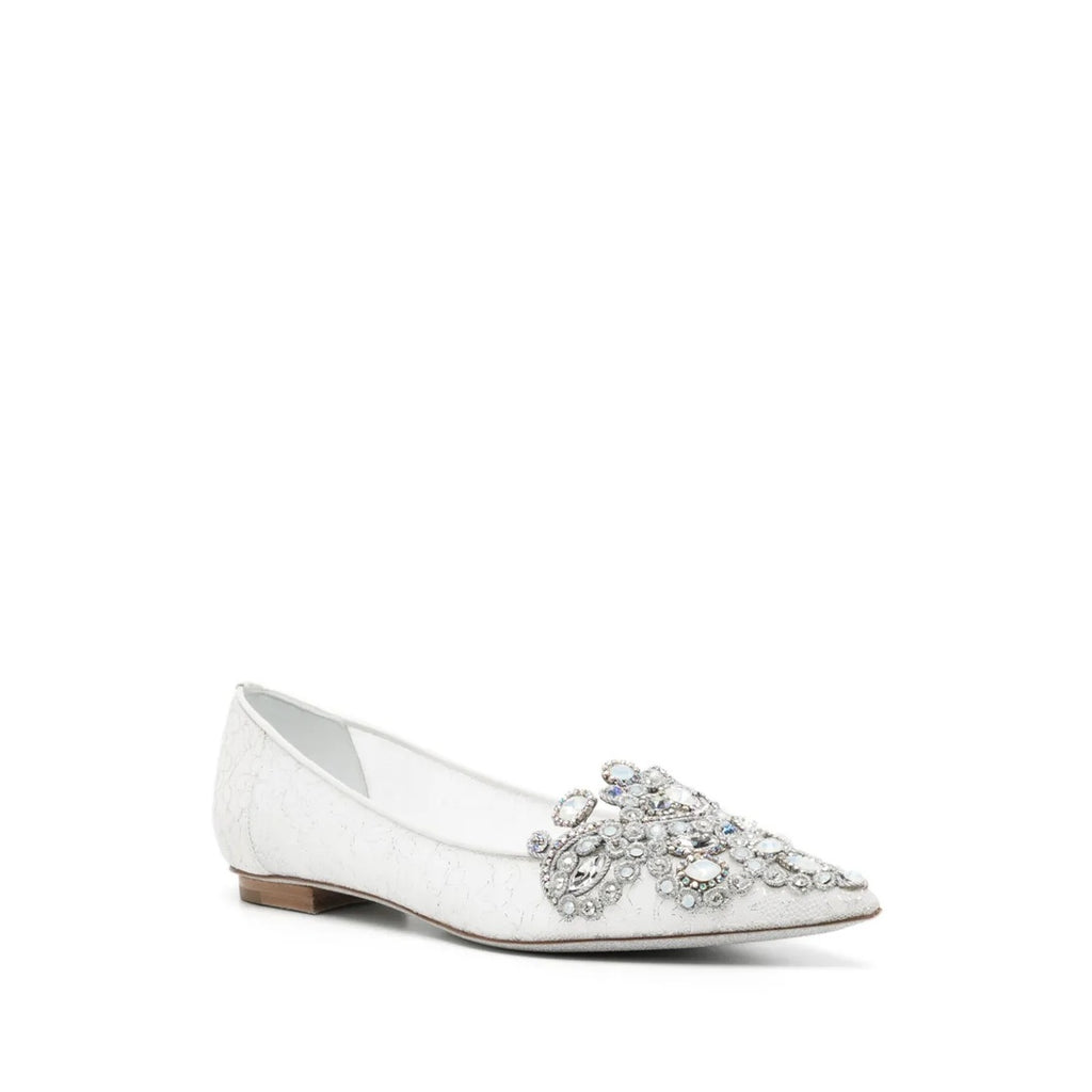 RENÉ CAOVILLA VENEZIANA 60MM PUMP WHITE