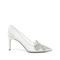 RENÉ CAOVILLA VENEZIANA 65MM CRYSTAL PUMP WHITE