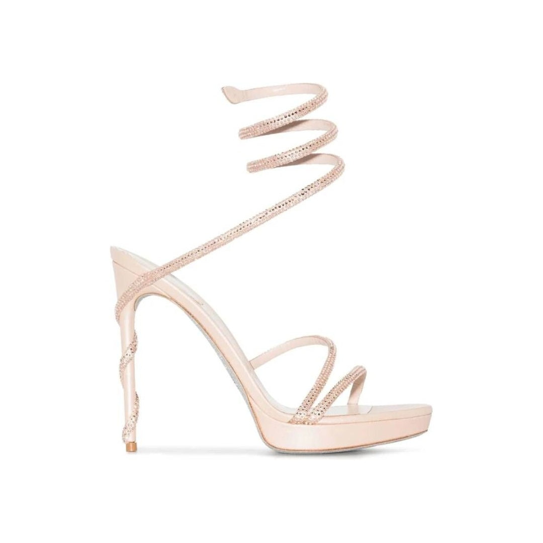 RENÉ CAOVILLA EDEN NUDE SANDAL NUDE