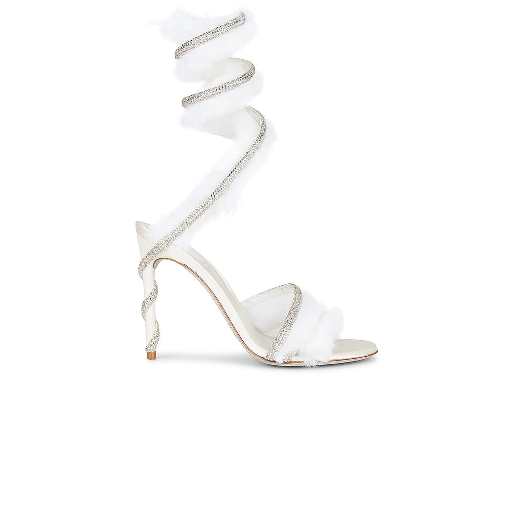 RENÉ CAOVILLA MARGHERITA SANDAL SILVER