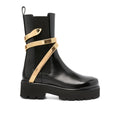 RENÉ CAOVILLA JUNIPER BIKER BOOT BLACK