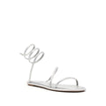 RENÉ CAOVILLA 40MM CRYSTAL-EMBELLISHED SANDAL SILVER