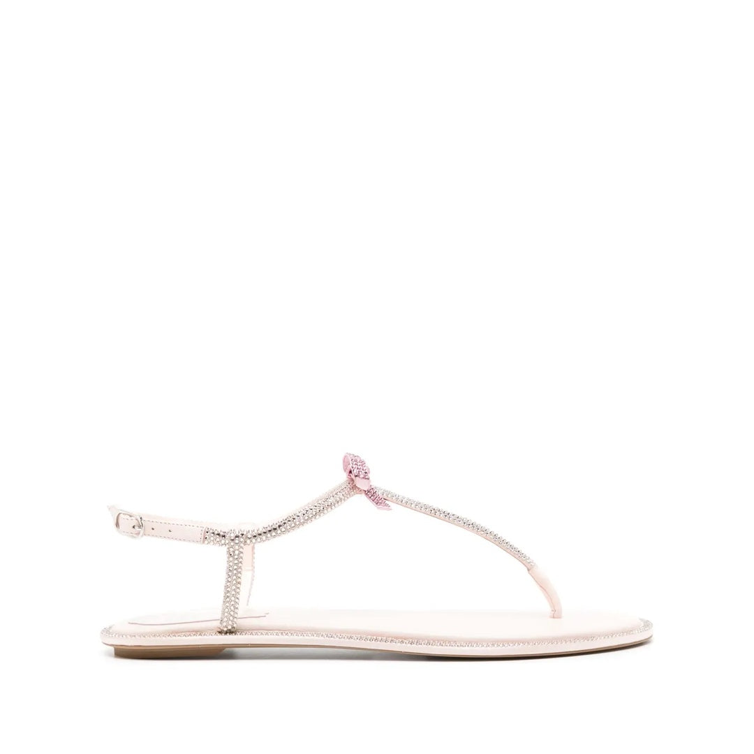 RENÉ CAOVILLA FLAT SANDAL VIOLET