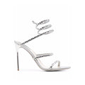 RENÉ CAOVILLA HIGH HEEL SANDAL SILVER