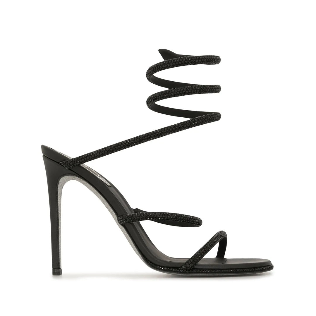 RENÉ CAOVILLA HIGH HEEL SANDAL BLACK